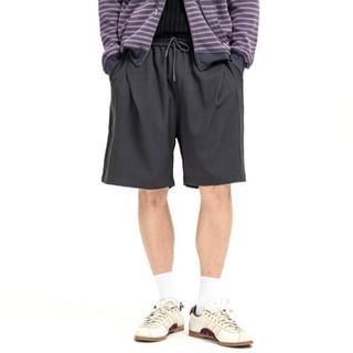 citybae-Elastic-Waist Loose Shorts