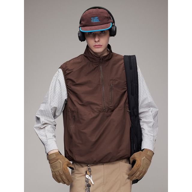 citybae-Half-Zipper Gear Vest