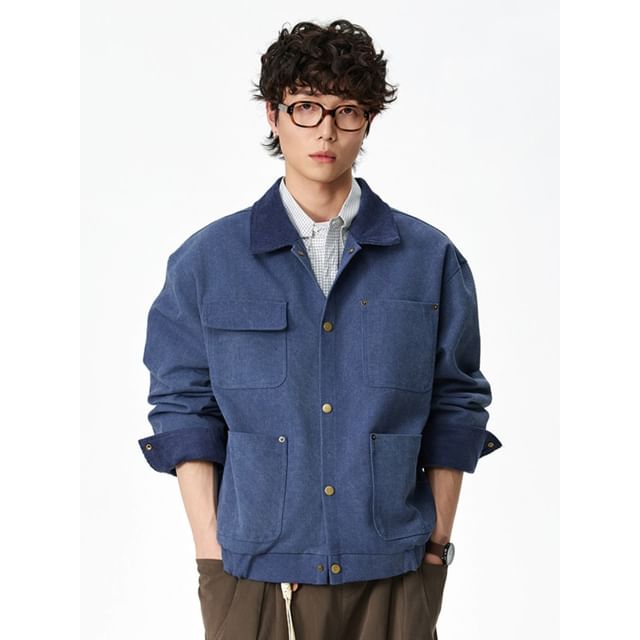 citybae-Multi-Pocket Detroit Jacket