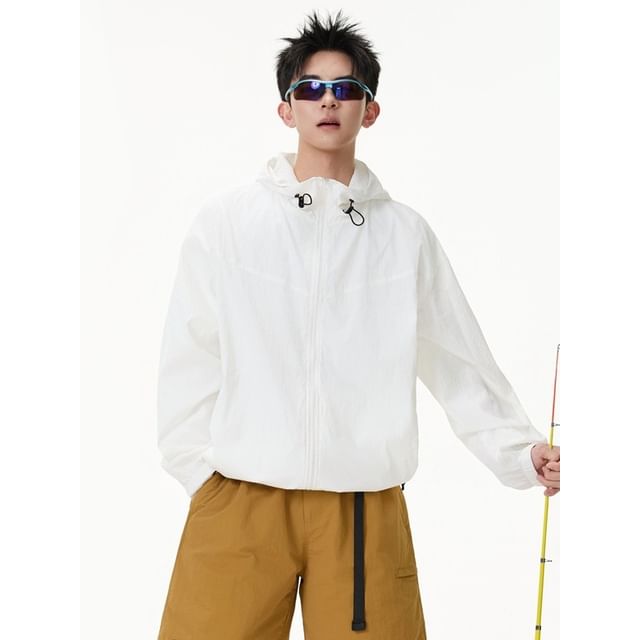 citybae-Outdoor Hooded Light Jacket