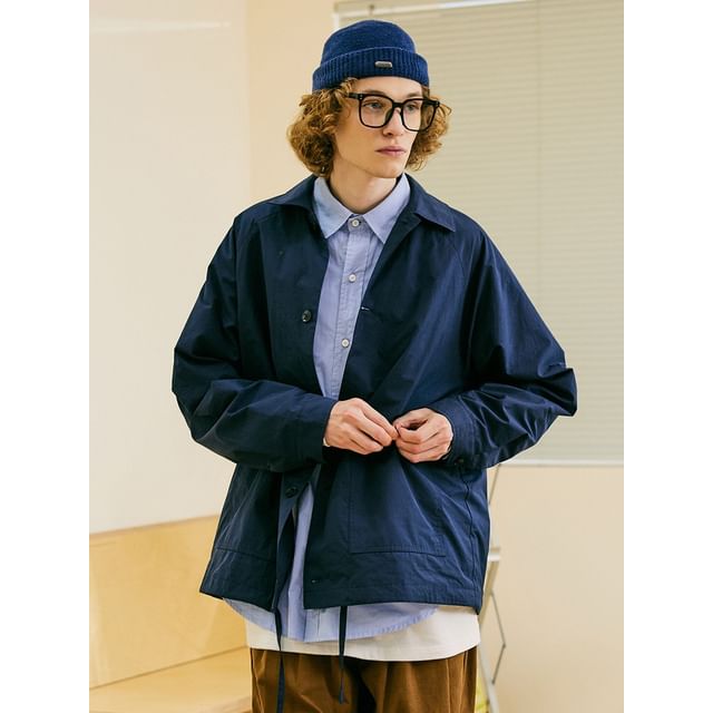 citybae-Oversized Coach Jacket
