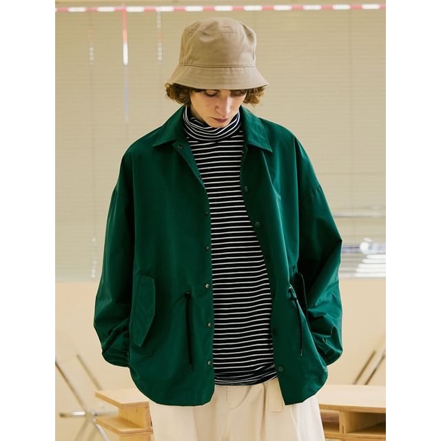 citybae-Oversized Coach Jacket