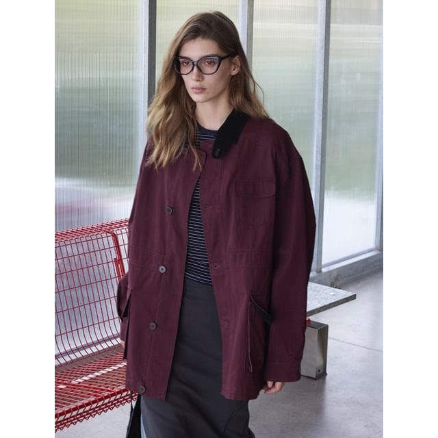 citybae-Oversized Hunting Jacket
