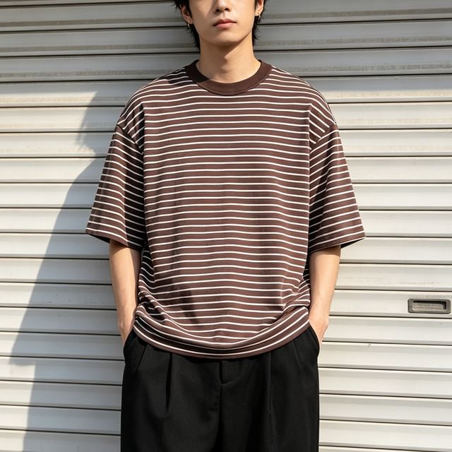 citybae-Oversized Striped T-Shirt