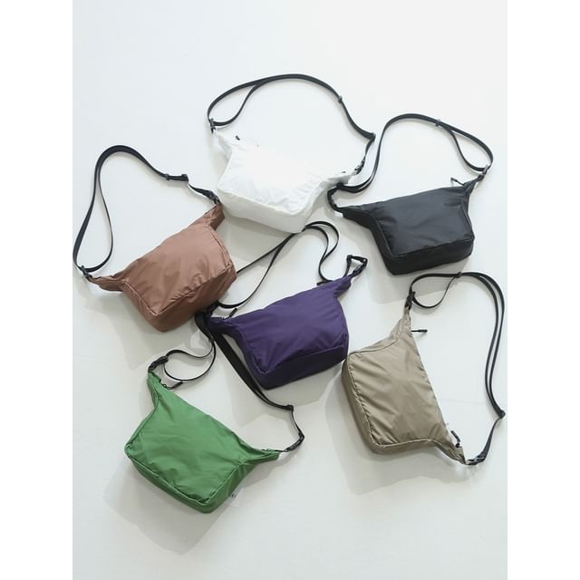 citybae-Plain Mini Shoulder Bag in 6 Colors