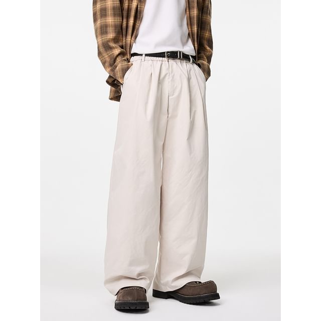 citybae-Pleated Wide-Leg Pants