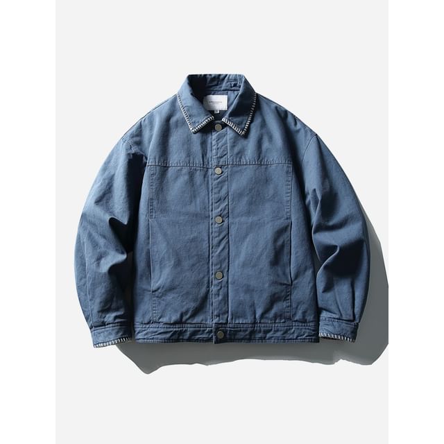 citybae-Stitched Polo Coat
