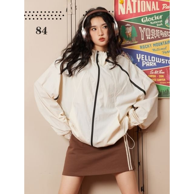citybae-Sun-Protection Hooded Light Jacket