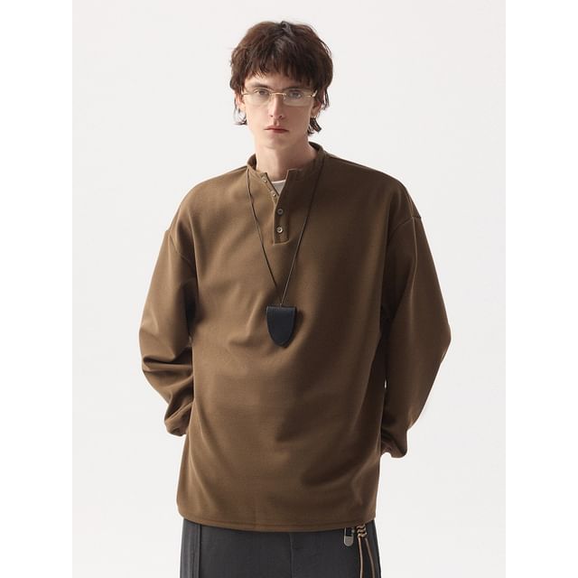 citybae-Waffle Overfit Henley