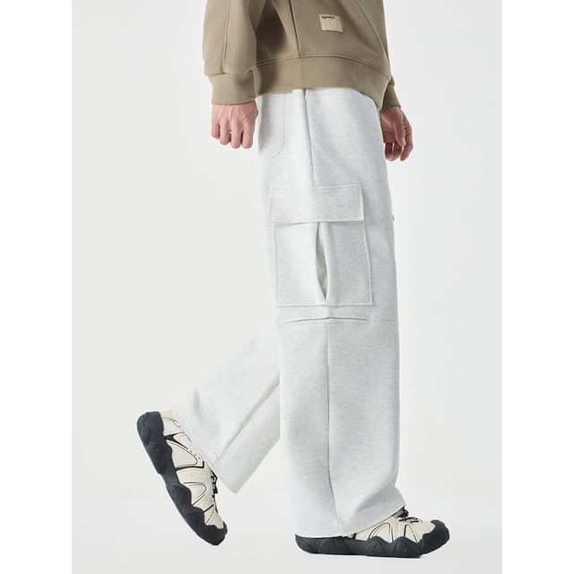 citybae-Wide-Leg Cargo Sweatpants