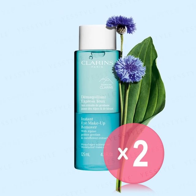 Clarins-Instant Eye Make-Up Remover 2pcs Bundle Set