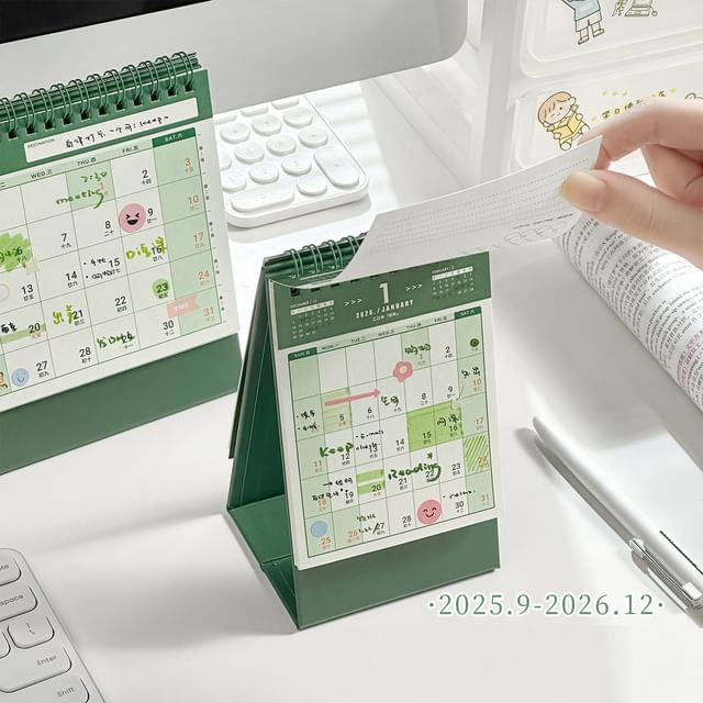 Class 302 - Desktop Calendar 2026 with Sticker (Various Designs) | YesStyle