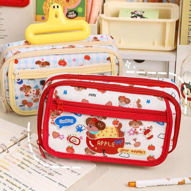 Class 302-Dog Nylon Pencil Case