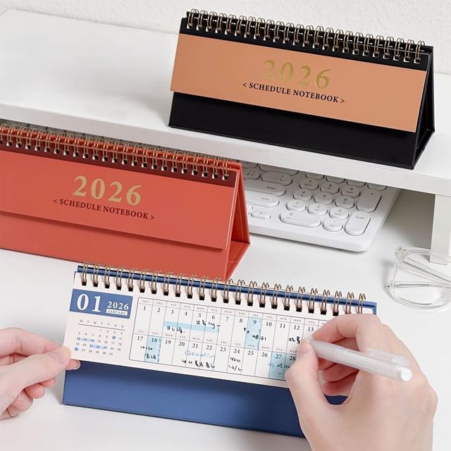 Class 302 - Plain Desktop Calendar 2026 | YesStyle