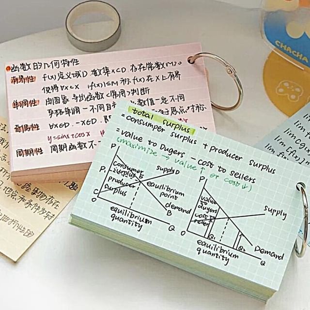 Class 302-Study Flashcard Paper