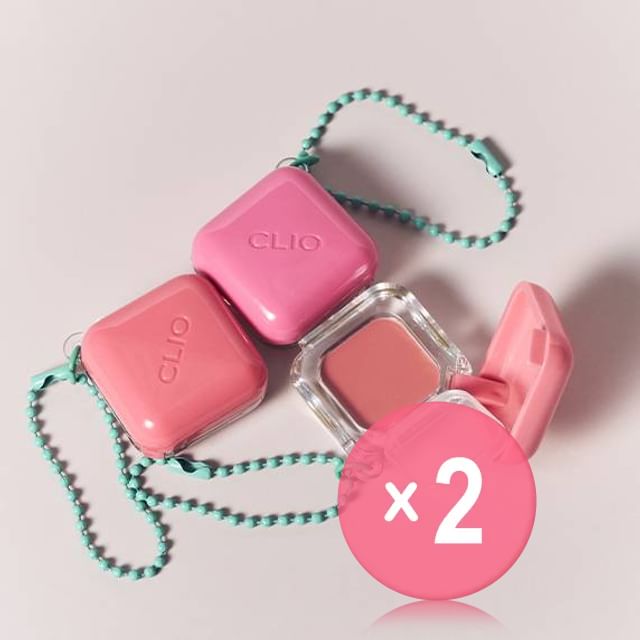 CLIO-Essential Lipcheek Tap Mini - 3 Colors 2pcs Bundle Set