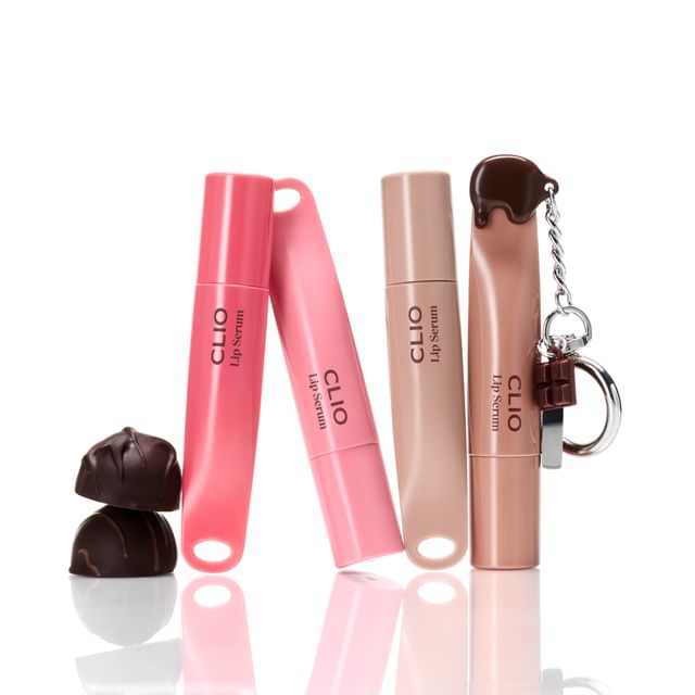 CLIO-Glaze Lip Serum Set Sugar Afternoon Collection - Coffret sérum à lèvres hydratant - 4 teintes