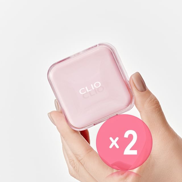 CLIO-Kill Cover Mesh Glow Essential Cushion Mini - 3 Colors 2pcs Bundle Set