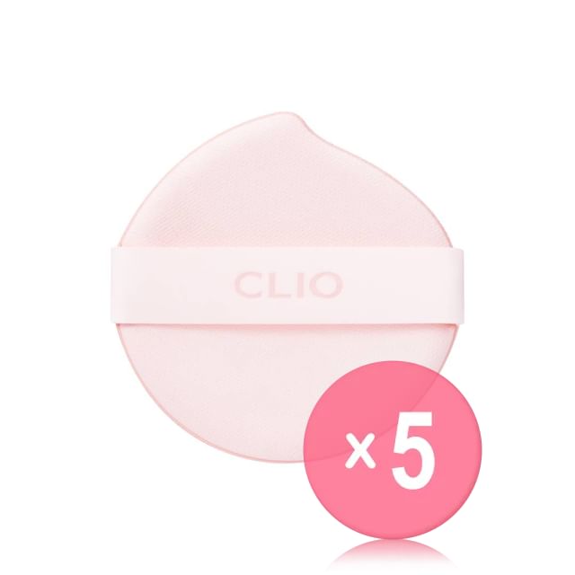 CLIO-Kill Cover Mesh Glow Essential Cushion Puff 5pcs Bundle Set