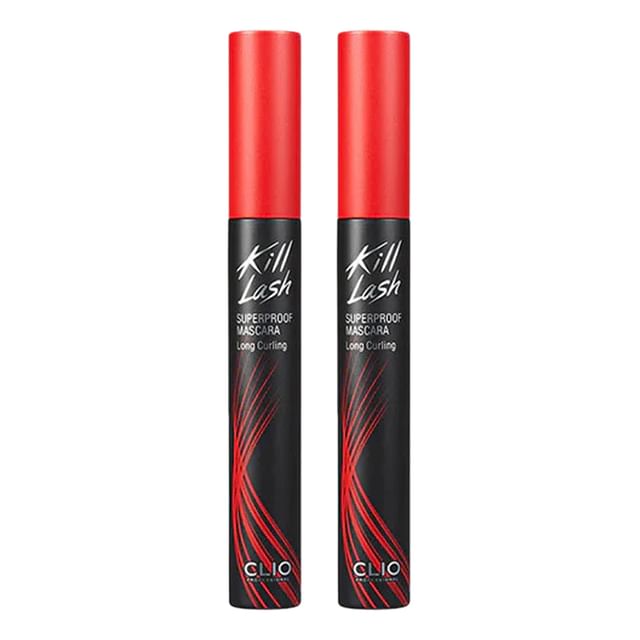 CLIO-Kill Lash Superproof Mascara 01 Long Curling Bundle Set - Set Combo Mascara