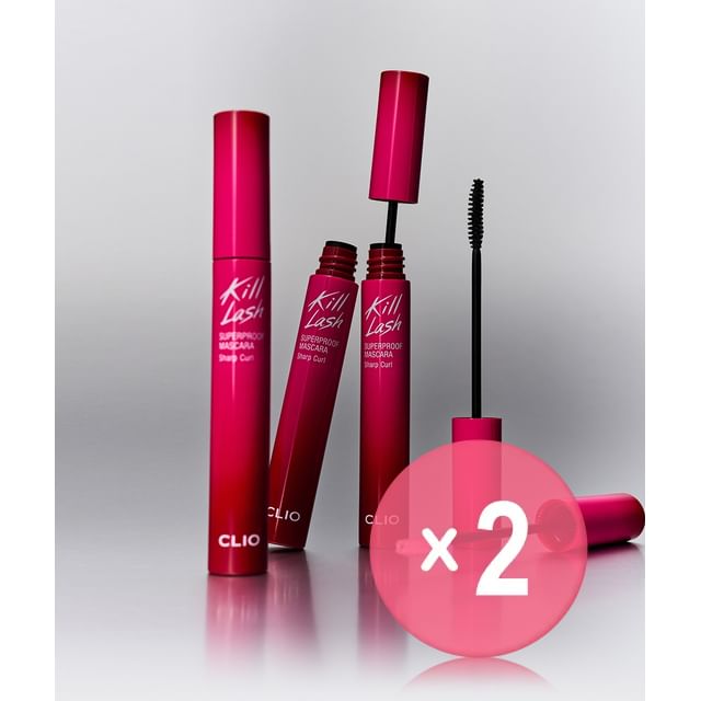 CLIO-Kill Lash Superproof Mascara - 4 Types 2pcs Bundle Set