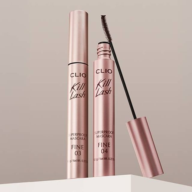 CLIO-Kill Lash Superproof Mascara Fine - Máscara para Cílios com Volume - 4 Cores