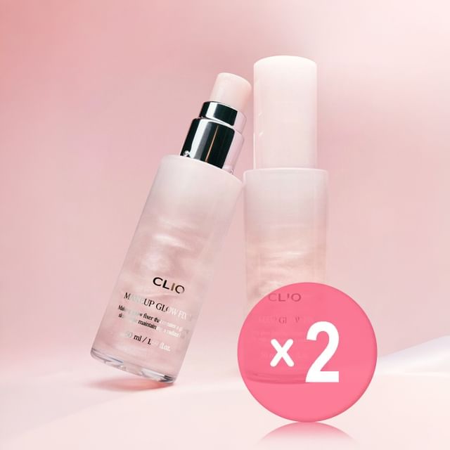 CLIO-Makeup Glow Fixer 2pcs Bundle Set