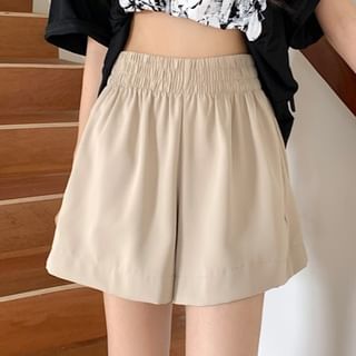 Cloud Nine-High Waist Plain Shorts
