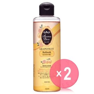 CLOVER-Aroma Dew Body Soap Refresh Grapefruit 2pcs Bundle Set