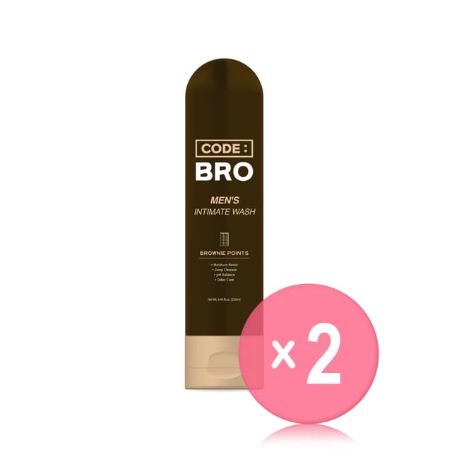 Code Bro-Mens Intimate Wash Brownie Point 2pcs Bundle Set