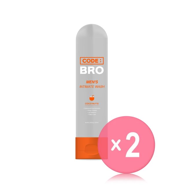 Code Bro-Mens Intimate Wash Coco Nuts 2pcs Bundle Set