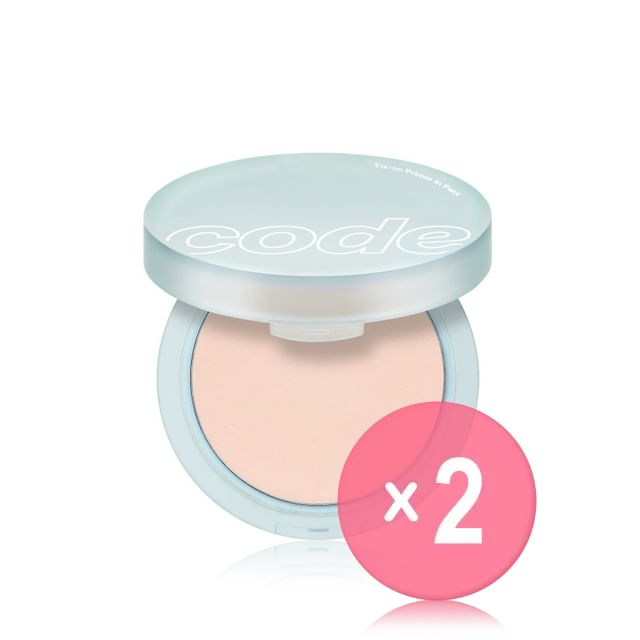CODE GLOKOLOR-Fix-On Primer In Pact 2pcs Bundle Set