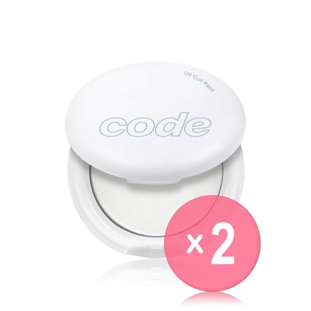 CODE GLOKOLOR-Oil Cut Pact 2pcs Bundle Set