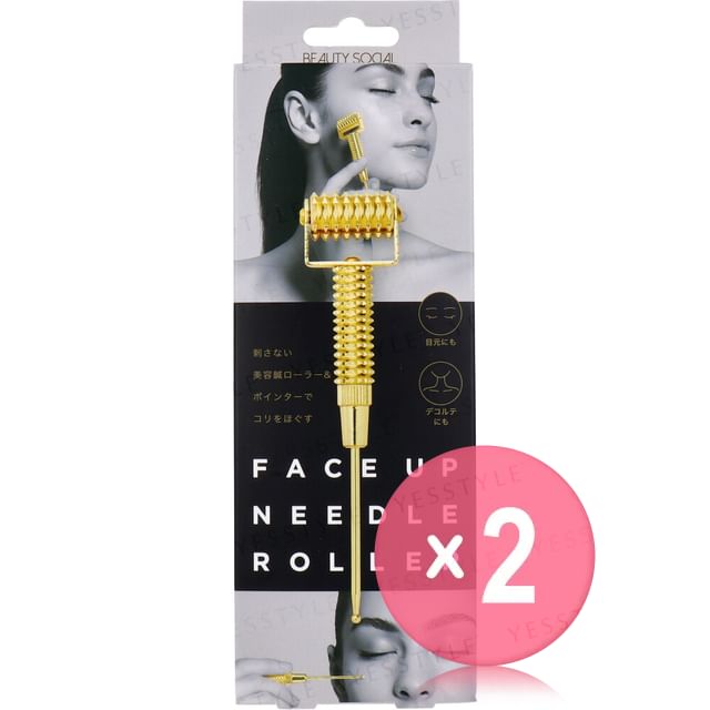 COGIT-Beauty Social Face Up Needle Roller 2pcs Bundle Set