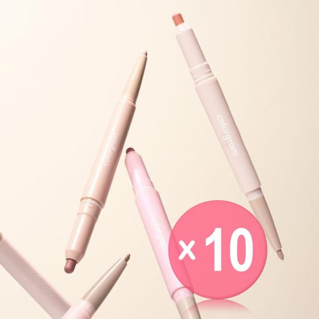 colorgram-All in One Over-Lip Maker - 6 Colors 10pcs Bundle Set