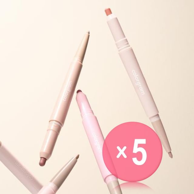colorgram-All in One Over-Lip Maker - 6 Colors 5pcs Bundle Set