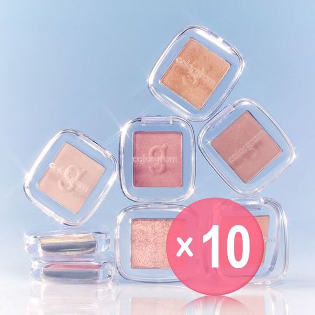 colorgram-Single Cube Eyeshadow - 22 Colors 10pcs Bundle Set