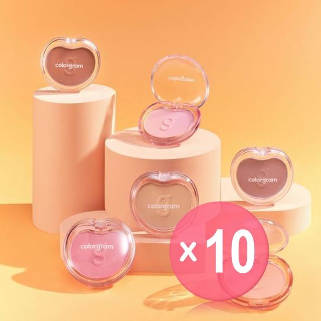 colorgram-Tintin Dory Cotton Blusher - 6 Colors 10pcs Bundle Set