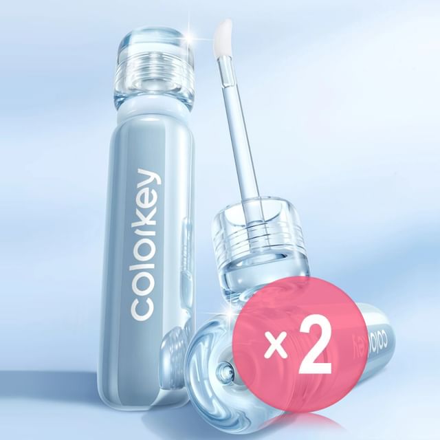 COLORKEY-Lock Essential Lip Lacquer - 6 Colors 2pcs Bundle Set