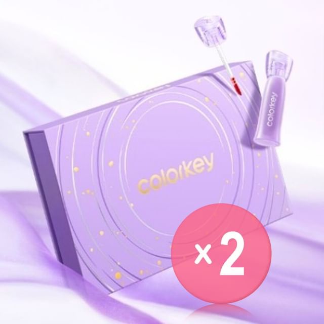 COLORKEY-Purple Soft Matte Water Tint Gift Set 2pcs Bundle Set