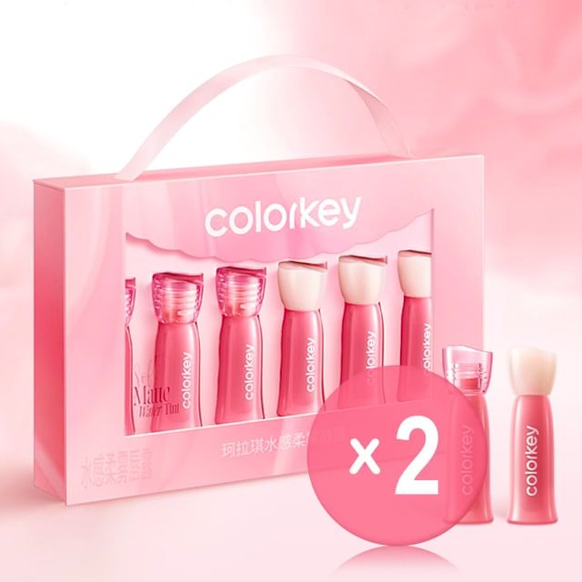 COLORKEY-Soft Matte Non-Staining Water Tint Gift Set 2pcs Bundle Set