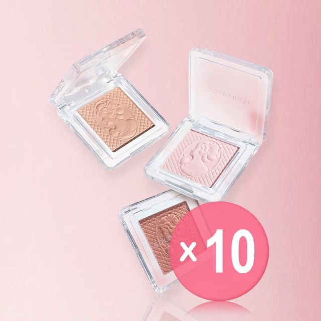 COLORROSE-Western Antique Embossed Blush - 5 Colors 10pcs Bundle Set
