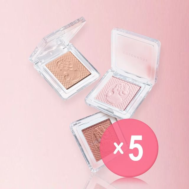 COLORROSE-Western Antique Embossed Blush - 5 Colors 5pcs Bundle Set