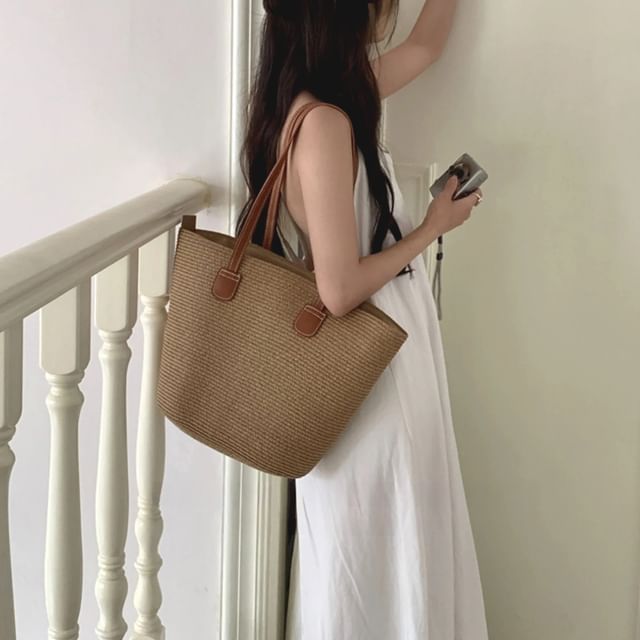 Combon-Straw Tote Bag Various Designs