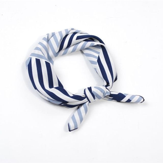 Combon-Striped Square Bandana