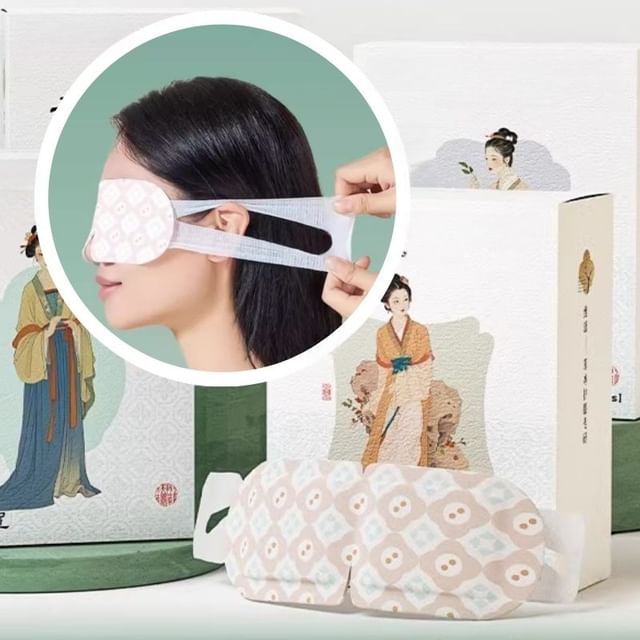 Coolkiss-Masques yeux chauffants à vapeur - 10 pièces différents motifs