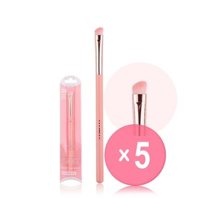 CORINGCO-Elegant Sweet Pink Brush 06 Under Angle 5pcs Bundle Set