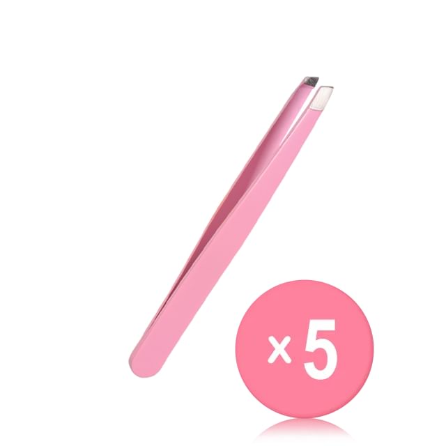 CORINGCO-Pink Tweezer 5pcs Bundle Set