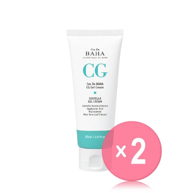 Cos De BAHA-CG Centella Gel Cream 2pcs Bundle Set