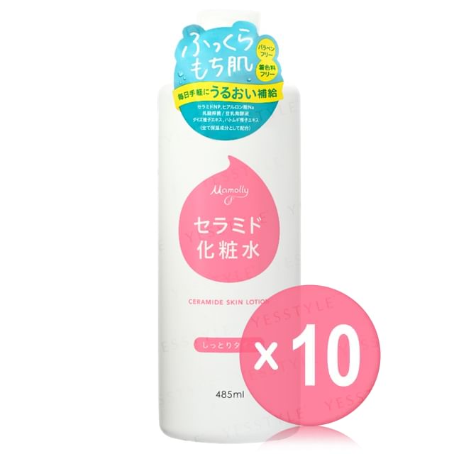 Cosme Station-Mamolly Ceramide Lotion Moist Type 10pcs Bundle Set